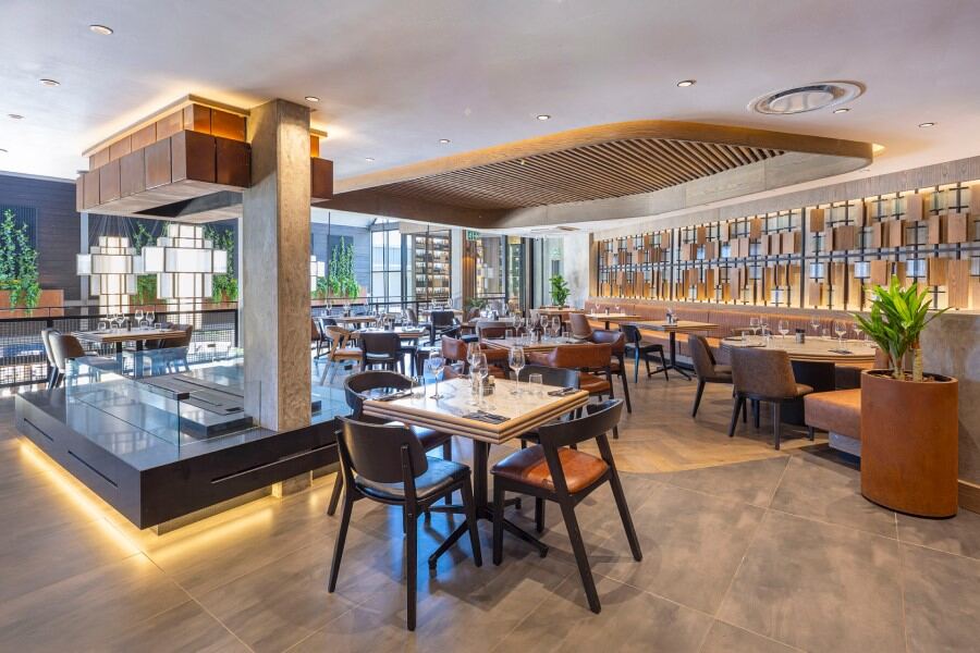 Sphere Design and Architecture Retail Food and Beverage Interiors Butcher Boys Kyalami Mushroom Farm Retail Centre Upper level dining area Sphere Design and Architecture Retail Food and Beverage Interiors Butcher Boys Kyalami Mushroom Farm Retail Centre Upper level dining area